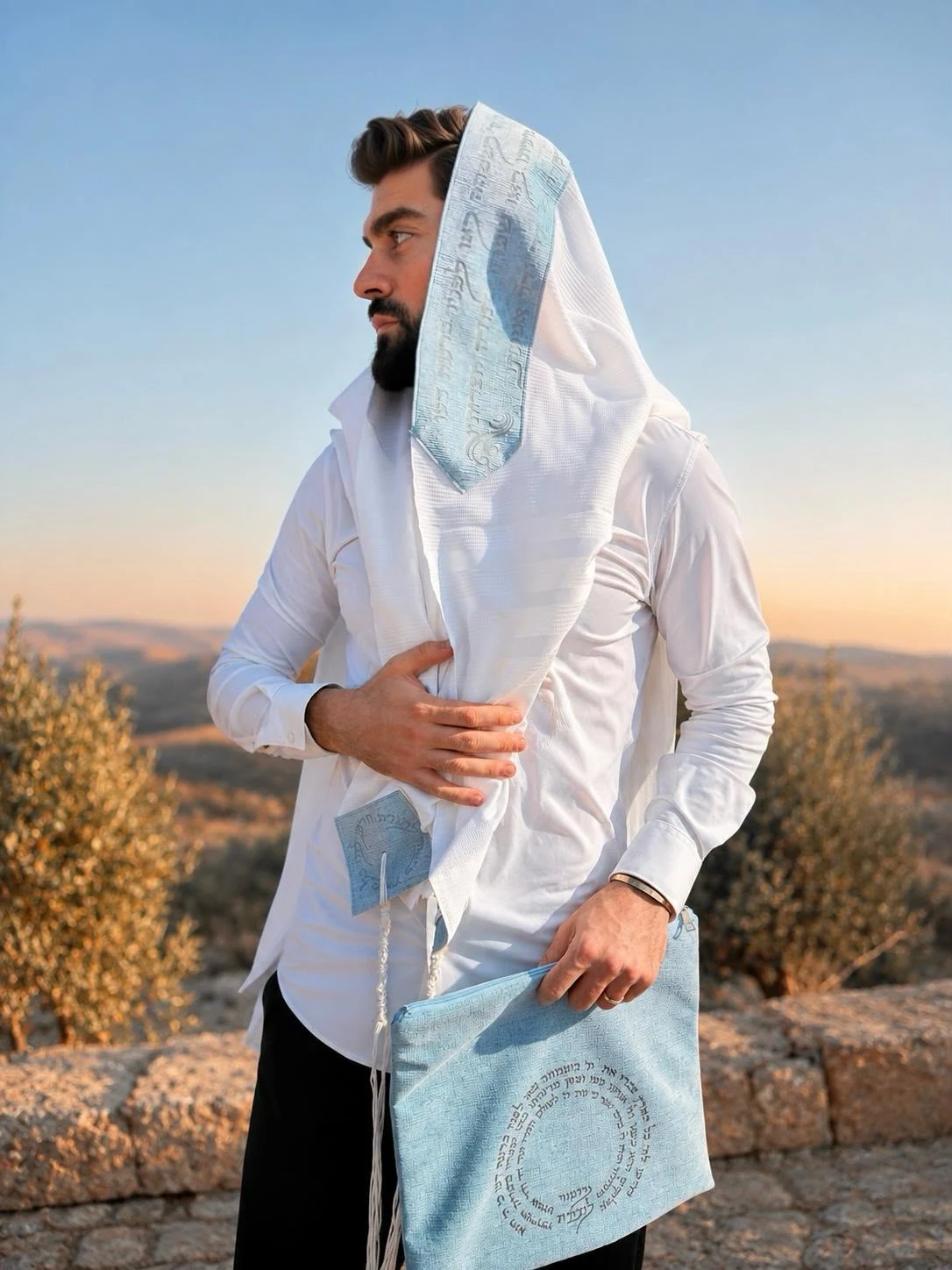 מארז לחתן - דגם ג'ינס כחול — תמונה 3