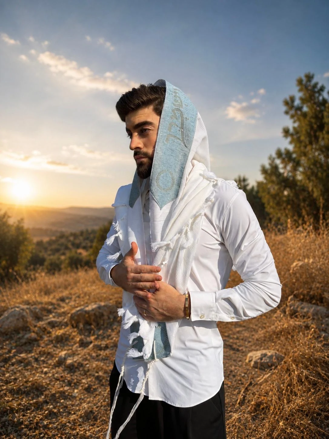מארז לחתן - דגם ג'ינס כחול — תמונה 4